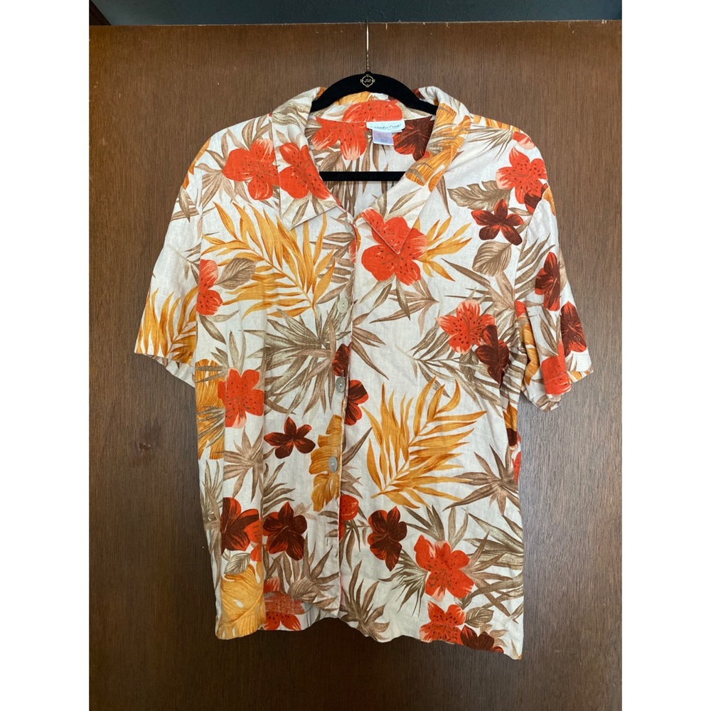 Vintage Coldwater Creek Tropical Shirt